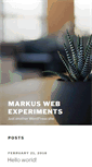 Mobile Screenshot of markus.org